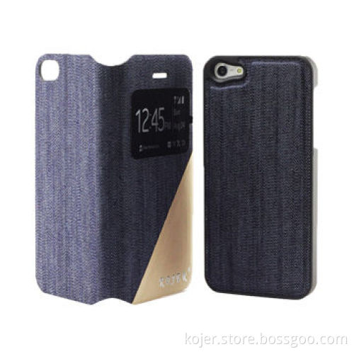 2-in-1 Separable Denim Series Mobile Phone Case for iPhone 5